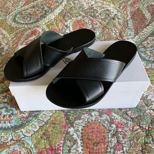 Ancient Greek Sandals Thais Black 37